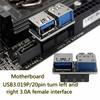 USB 3.0 A Female Motherboard Adapter Motherboard  Converter Motherboard Adapter Adapter Converter