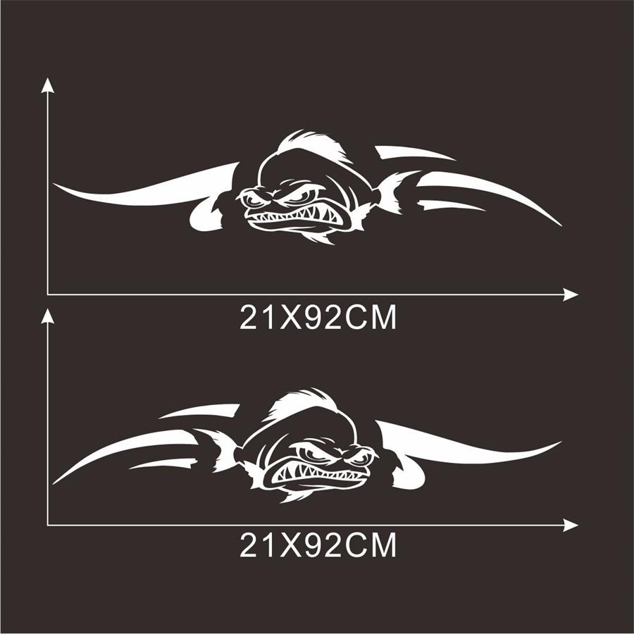 Наклейки на лодку с рыбами Виниловая наклейка Художественный узор Круиз Наклейки на кузов Водонепроницаемая наклейка