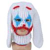 Rabbit Ears Evil Clown Hat Handwoven Balaclava Cap Novelty Party Hat for Girl Boys Knit Mask Hat Accessories