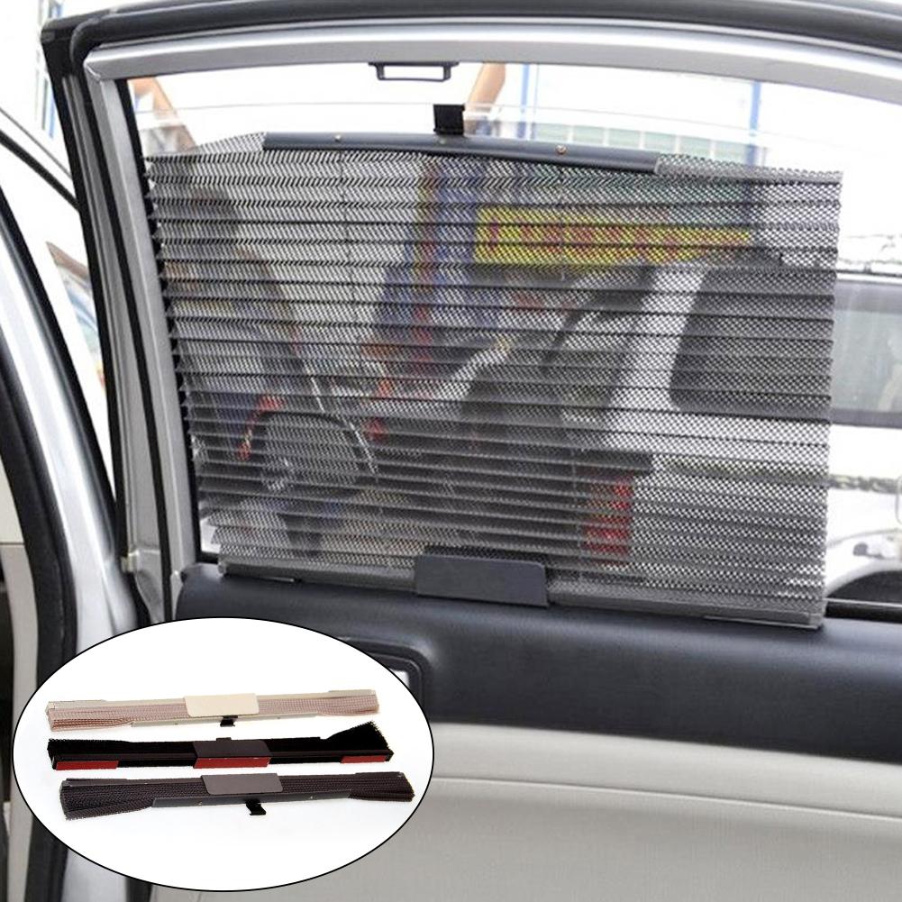 1Pcs Car Side Sunshades Retractable Mesh Curtain for Auto Truck SunShield Vehicle Summer Protection Car Window Sun Shade Cover