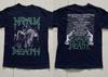 Футболка с принтом группы Napalm Death, двусторонняя, размер полный, BS619