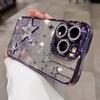 Роскошный блестящий 3D-чехол со звездами для iPhone 16 Pro Max 12 13 14 15 ProMax, мягкий силиконовый чехол с градиентным покрытием для iPhone 11 13Pro