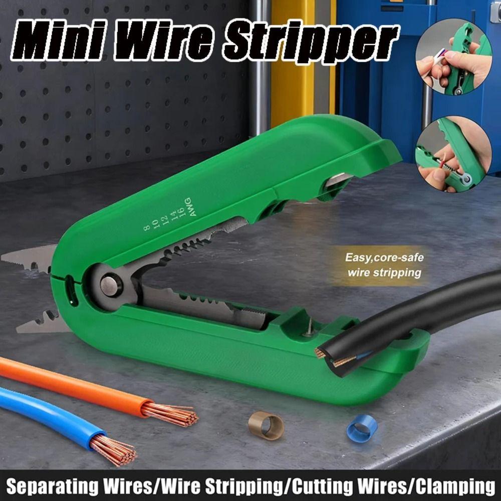 Маленький микро стриппер для проводов Нескользящие кабельные плоскогубцы Инструмент для зачистки проводов для профессионалов