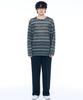 C WEAR BY THE GENIUS Прозрачный вязаный пуловер для творчества Синий