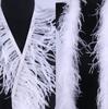 2022 Hot-Selling Double-Layer Encryption Ostrich Feather 8-15Cm Ostrich Feather Lace Cloth Strip Clothing Decoration