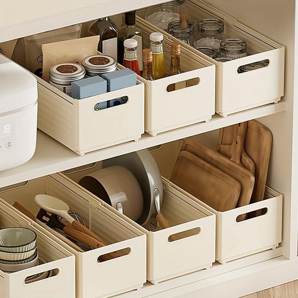 Stackable Expandable Storage Box Adjustable Drawer Storage Box Cabinet Storage Bins  Bathroom
