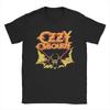 Men Ozzy Osbourne T Shirt Pure Cotton Tops Fun Short Sleeve Crewneck Tee Shirt Graphic T-Shirts