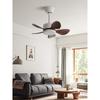 22" Household Electric Ceiling Fan with Hook 3/5 Blades & LED Lighting Fan Silent DC Motor & Energy Saving Fan