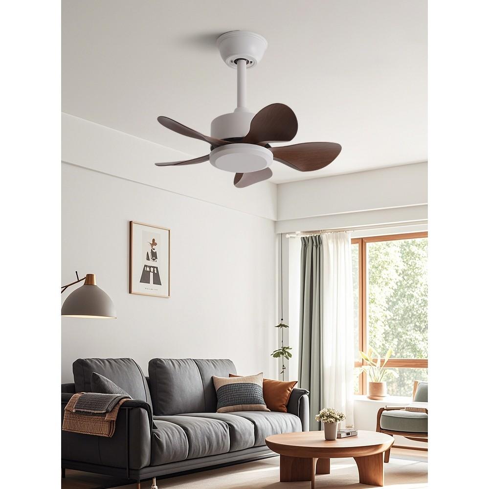 22" Household Electric Ceiling Fan with Hook 3/5 Blades & LED Lighting Fan Silent DC Motor & Energy Saving Fan