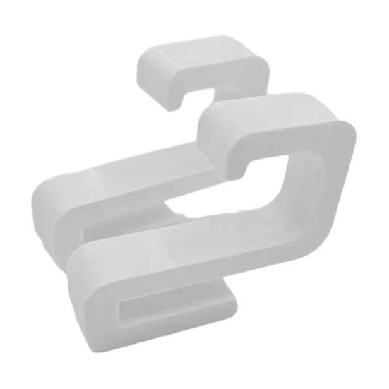 2Pcs Shower Door Hooks Bathroom Towel Hooks Bath Robe Hanger Hooks for 8mm Thick Frameless Glass Shower