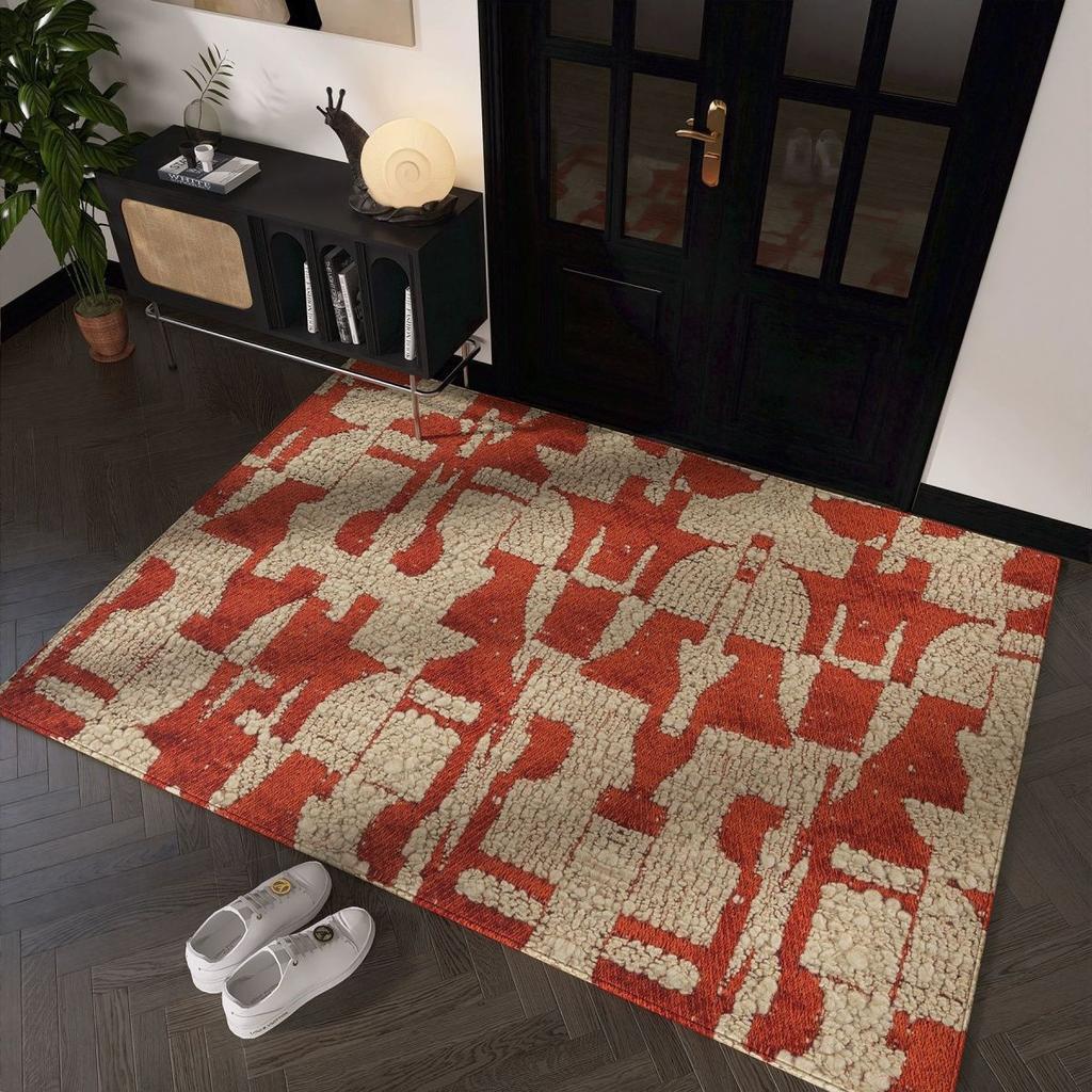 Rug for Hallways Kitchen Non Slip Machine Washable Carpets with Rubber Backing Soft Floral Rugs for Kitchen Decor