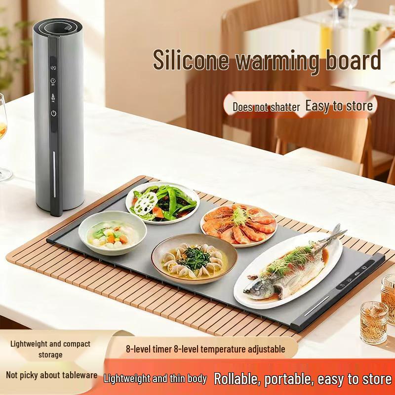 Folding Silicone Food Warmer Pad with Intelligent Temperature Control
