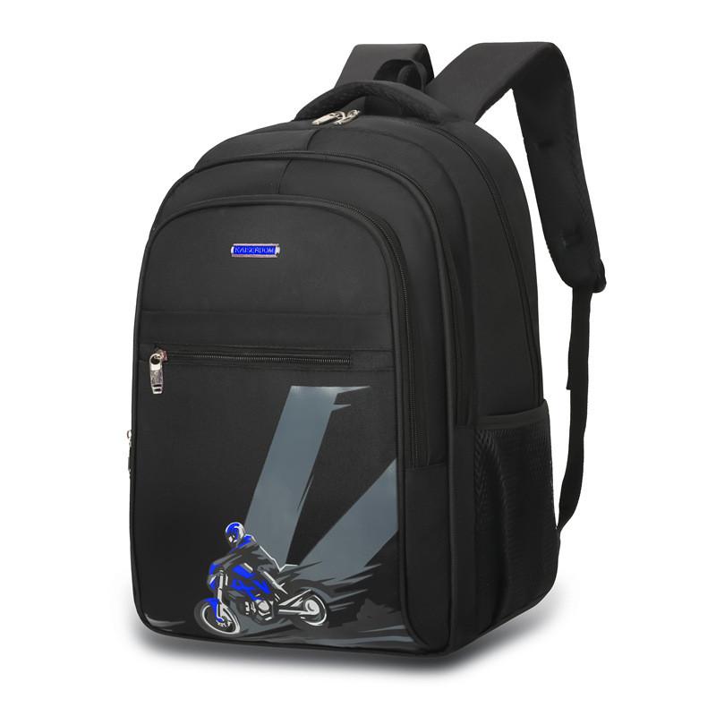 Oxford Backpack With Breathable Design 16in Laptop Bag Arc Shoulder Straps Unisex