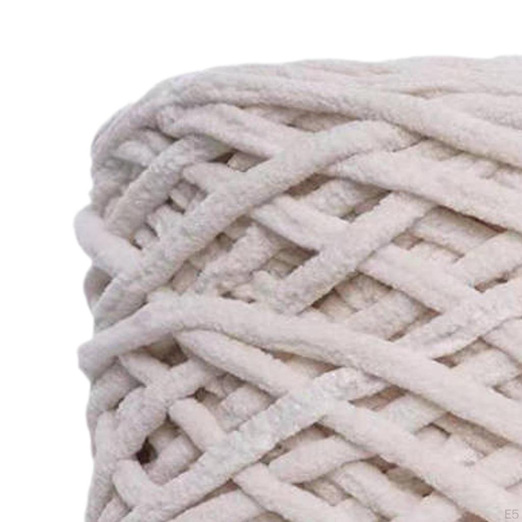 Bulky Chunky Yarn Thick Lightweight Handmade for Knitted Blankets Crochet Projects Pet