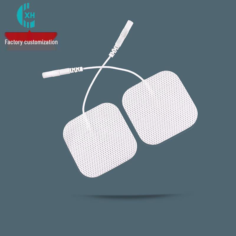 2.0 Пластырь-электрод с точечным отверстием 5x5см/4x4см - Самоклеящийся силиконовый нетканый материал для послеродового восстановления и физиотерапевтического массажа