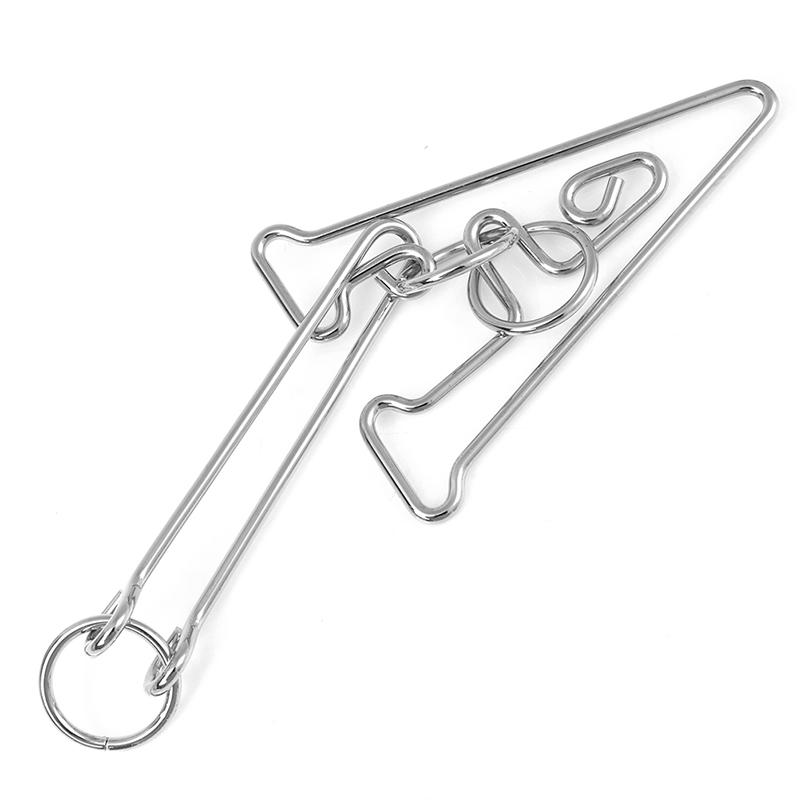 Игрушки-головоломки с девятью кольцами и высокой сложностью развязывания колец, петлеобразная игрушка для развития интеллекта, чтобы развязать кольца