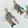 Handmade Fish Keychain Bag Charm Pendant Decoration For Fishing Enthusiasts Souvenir Gifts Jewelry Accessories