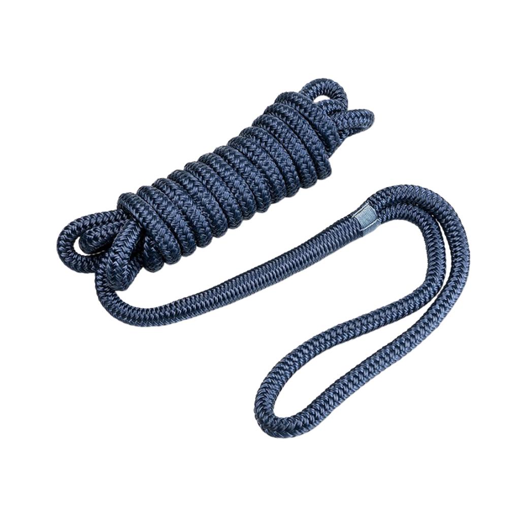 Boat Dock Lines Wear Resistant Hanger Line Docking Boat Lines Double Braided Premium Nylon Marine Mooring Rope for Boats