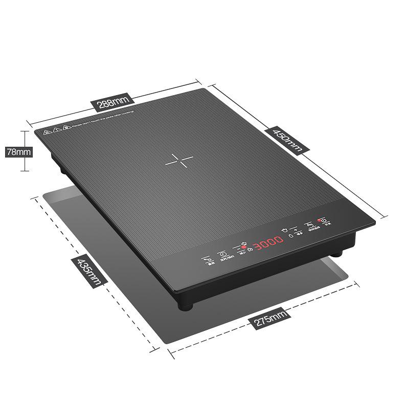 Индукционная плита с сенсорным управлением, двойное напряжение, высокая мощность, многофункциональная, UL, для приготовления хот-пота, сертифицирована SAA
