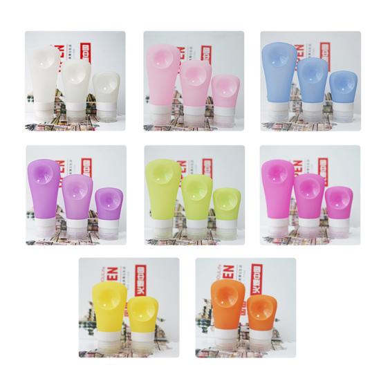 Портативный силиконовый флакон для путешествий, лосьон, шампунь, пустой контейнер?с присоской