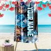 Custom Name,S.S. Lazio Print Beach Towel, Large Soft Quick Dry Towel for Beach Camping Swimming