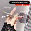 Rimless Photochromic Myopia Glasses Women Anti-blue Light Computer Optical Glasses Prescription Eyewear