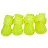 4Pcs Pet Shoes Dog Waterproof Rain Boots Booties Rubber Shoes Candy Colors