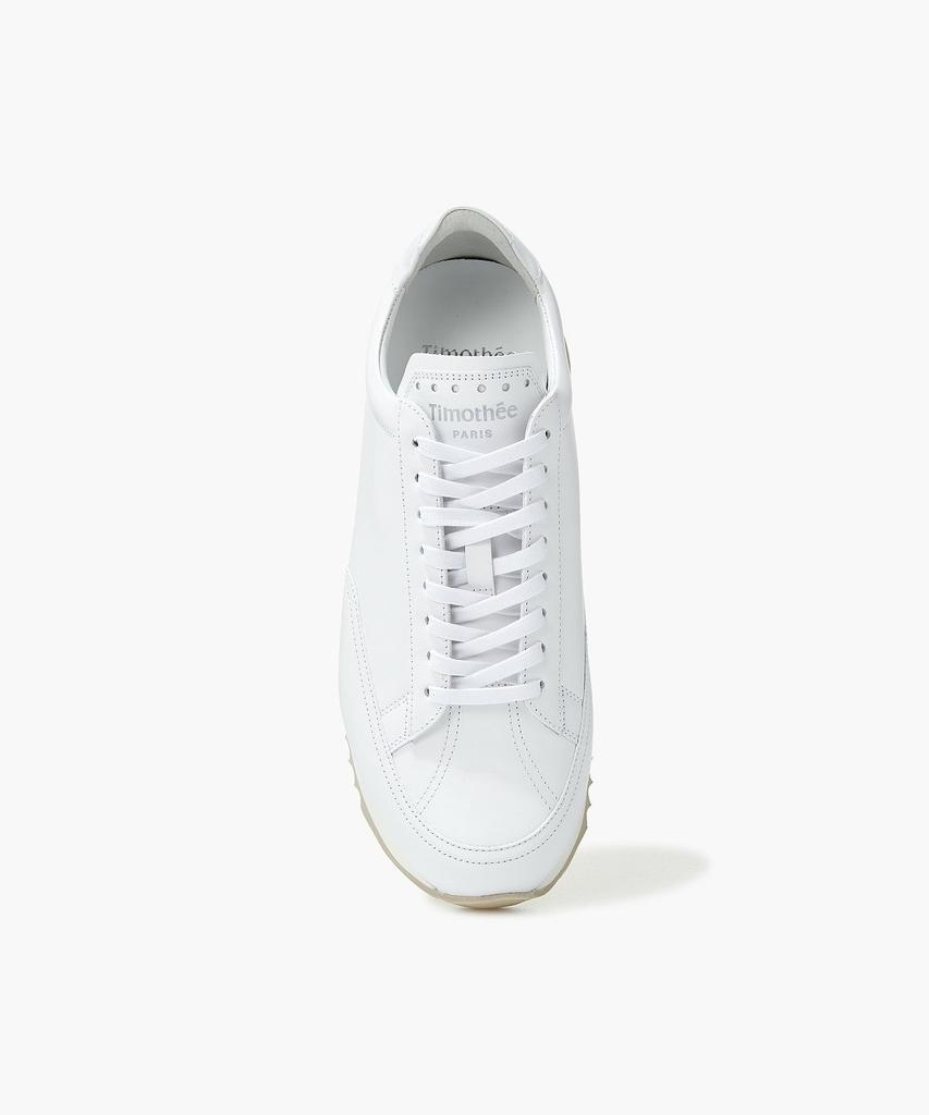 Man On The Boon [Timothee] Cabourg Leather Sneakers_White 4714140201