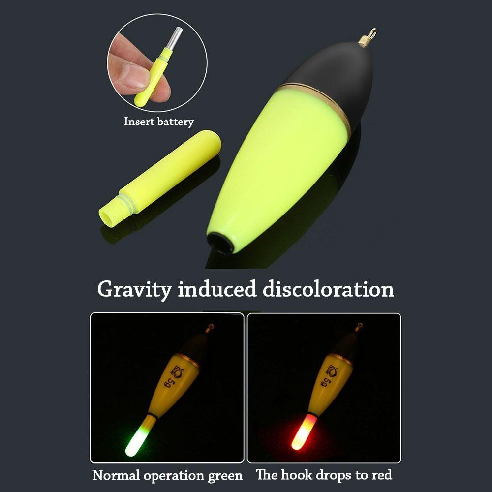 Светящиеся электронные поплавки-индикаторы скольжения для дрифта, поплавки-поплавки, светящиеся поплавки-светлячки для рыбалки