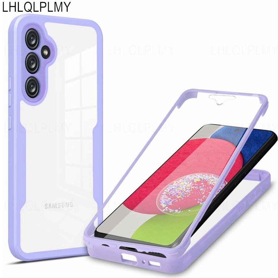Ударопрочный чехол с защитой спереди и сзади для Samsung Galaxy A15 A25 A35 A55 A23 A73 M33 5G A54 A34 A24 A14 A04S A06 A16 A05 A05S