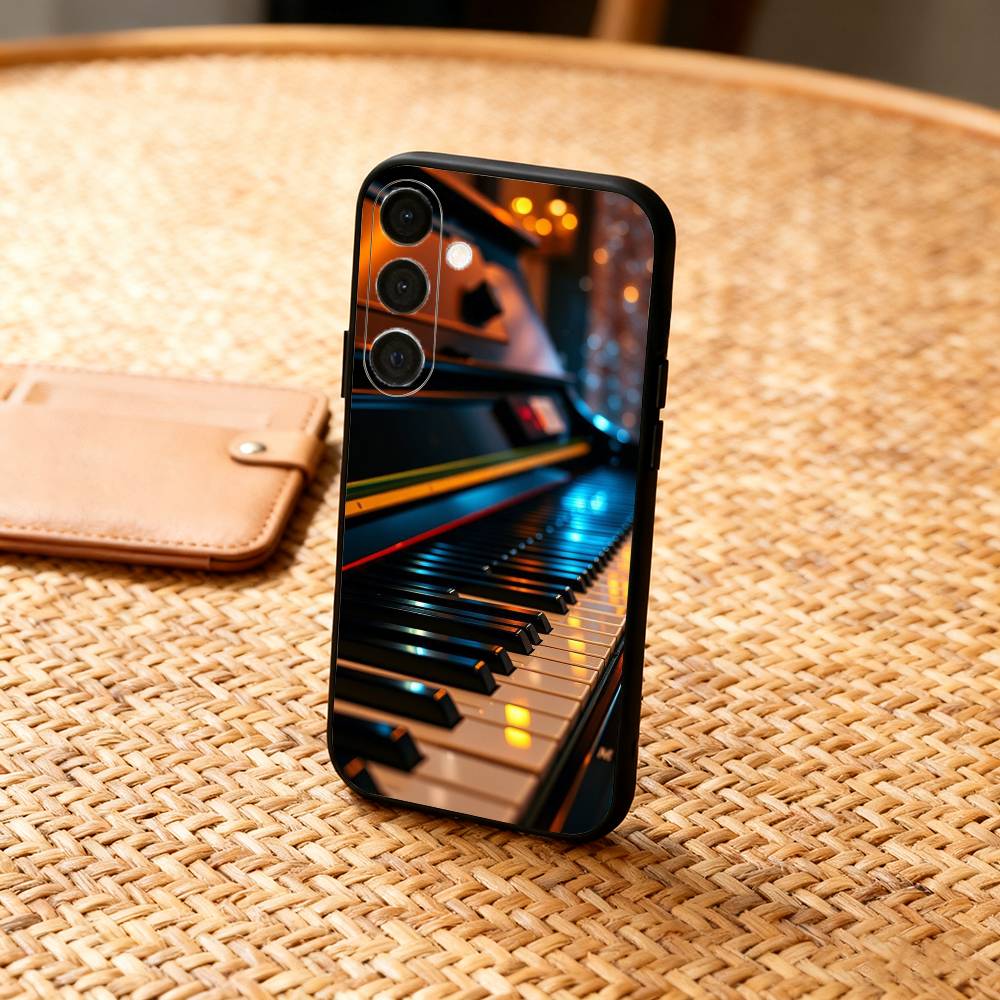 Чехол для телефона P-Piano Vibe для Samsung A73,72,71,A52,51,40,41,A22,A32,31,A13, Мягкий черный корпус