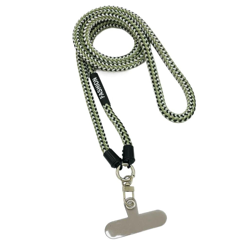 Weave Phone Lanyard Neck Rope with Patch Cell Phone Hanging Cord Phone Case Accessories