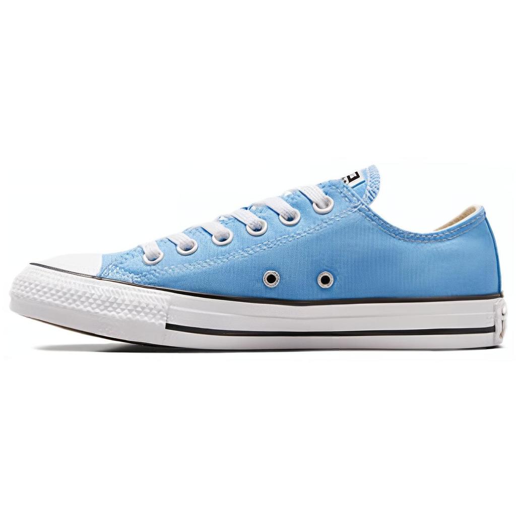 Converse Chuck Taylor All Star Seasonal Color Comfortable Versatile Durable Non-Slip Low-Top Canvas Shoes Unisex Sneakers Blue A04545C