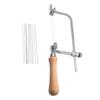 Jewelry Making Wire Saw Set for Crafting and Intricate Cutting with Sturdy Steel Blades and Comfortable Wood Handle