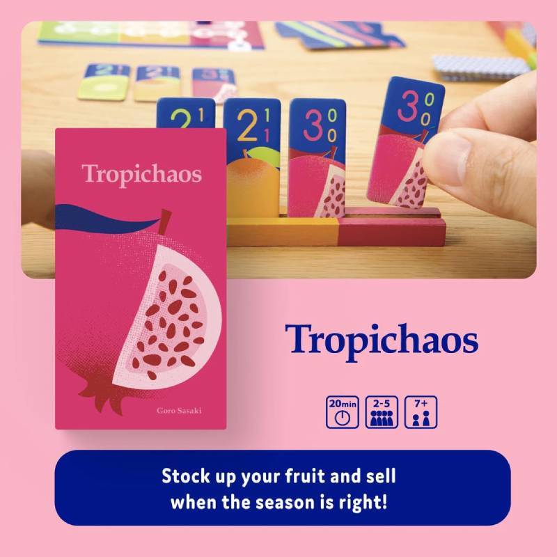 Карточная игра Tropichaos для 2–5 игроков с увлекательным геймплеем и простыми правилами