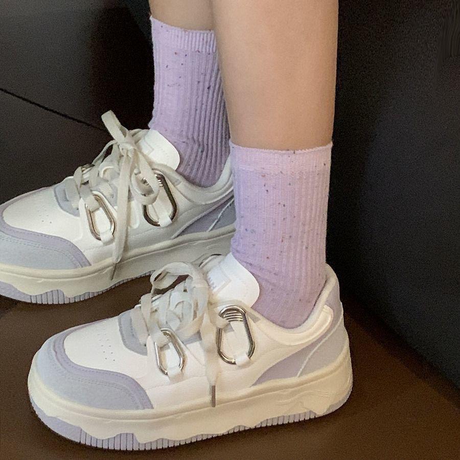 2024 Spring Niche Design Original Board Shoes Women's Fashion Versatile 2024 New Casual Fashion Student Little White Shoes