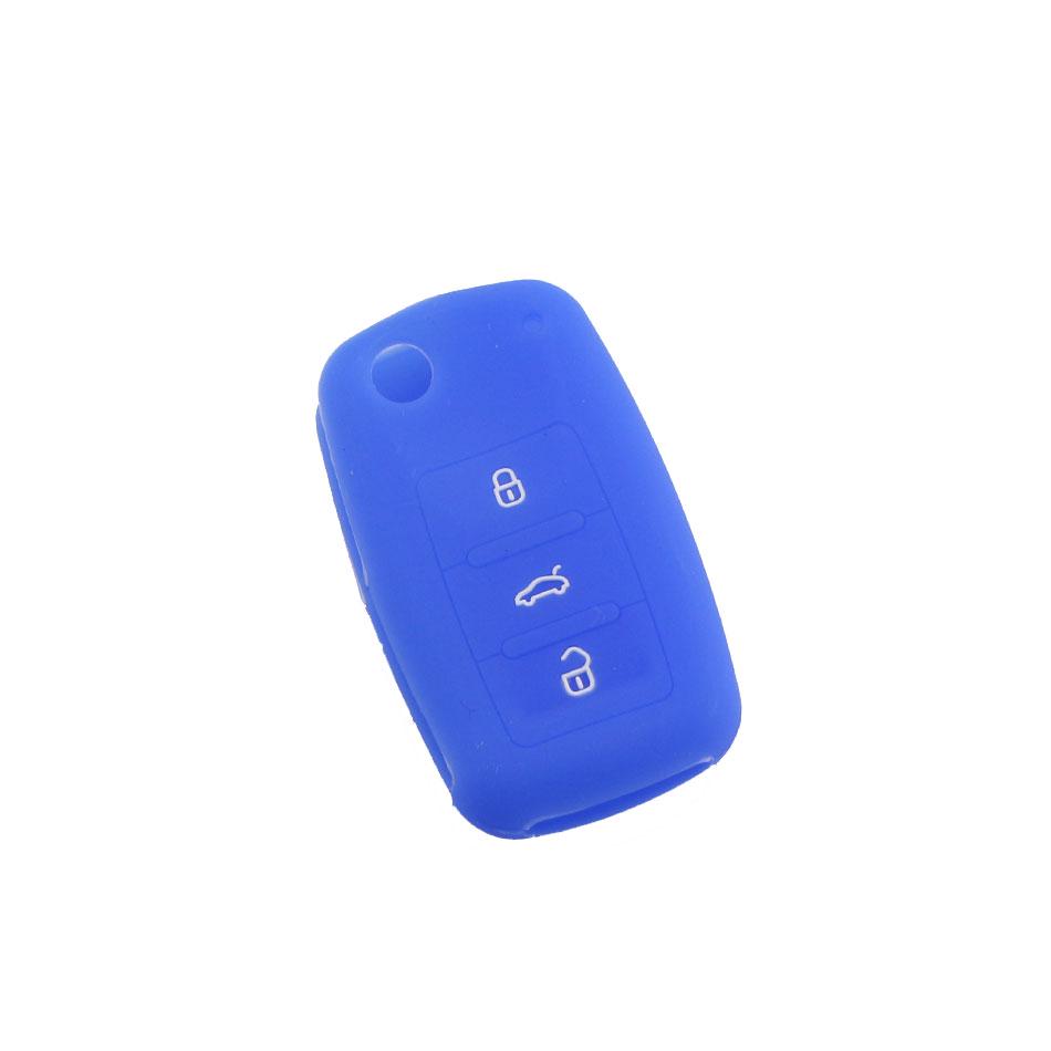Car Key Cover Case Holder Keychain for VW Volkswagen Polo Golf Passat Beetle Caddy T5 Up Eos Tiguan Jetta for Skoda Octavia A5