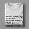 Aphex Twin Футболки Унисекс Смешные 100% Хлопок Футболки с Круглым Вырезом С Коротким Рукавом Новое Поступление Топы