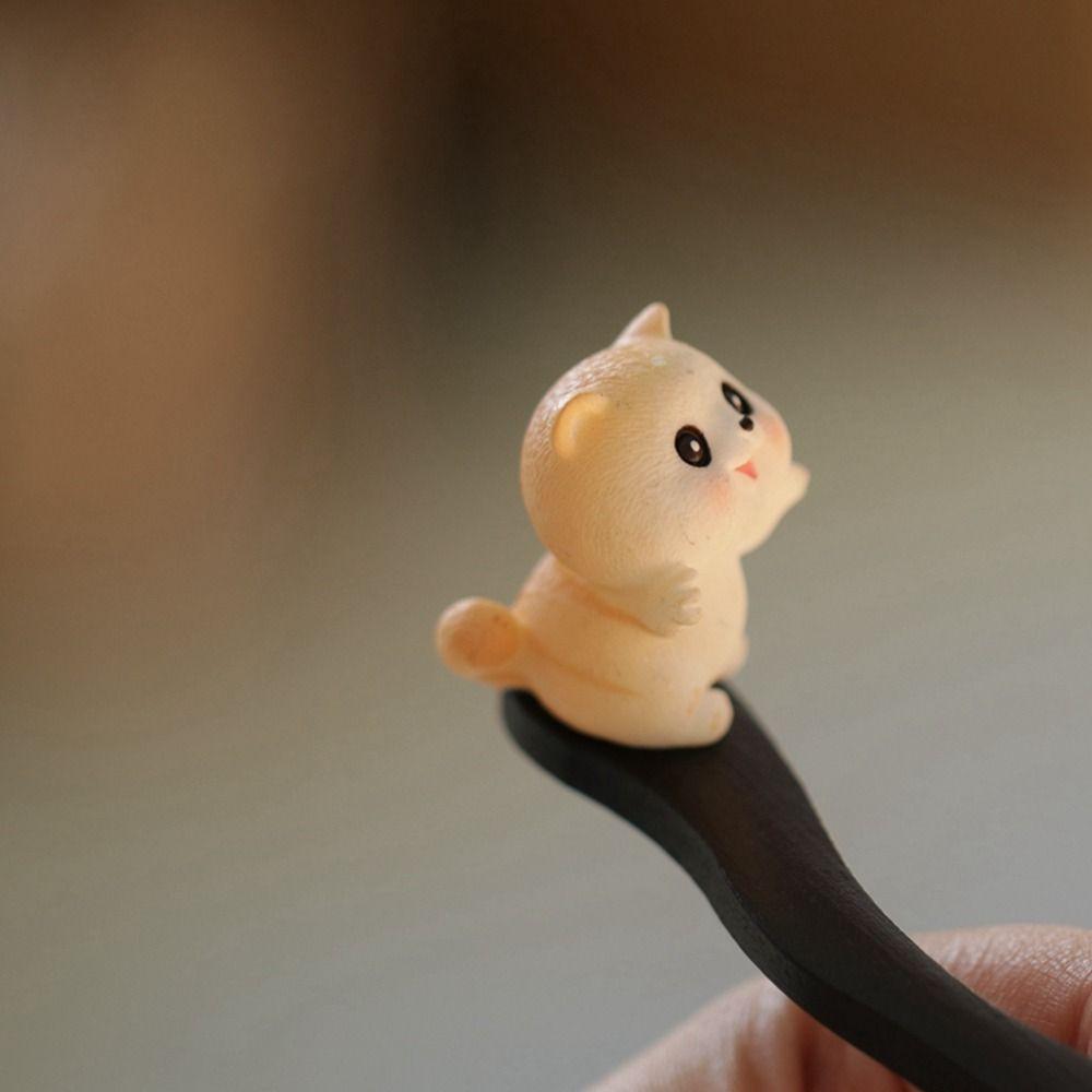 Tool Ancient Headwear Ancient Style Hairpin Chinese Style Headwear Wooden Hairpin Hanfu Hair Sticks