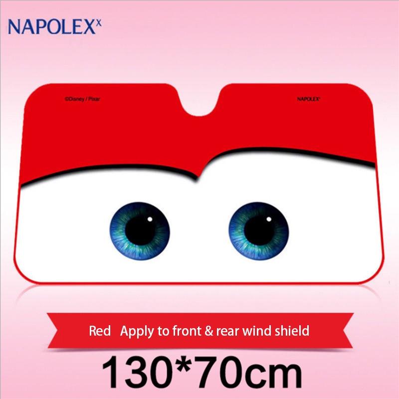 Cartoon Aluminium Foil Car Windshield Sun Shade Big Eyes Cars Front Window Visor