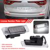 Для Renault Megane 4 Scenic IV Twingo Kangoo Koleos MK2 Clio IV V Logan Sandero Dacia Duster 2x светодиодный фонарь номерного знака