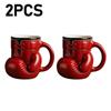 1-2PCS Boxing Glove Mug for Boxing Lovers Novelty Coffee Cup Boxing Themed Tea Cup 12oz Mugs for Home Kitchen