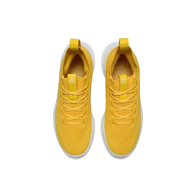 Under Armour Curry Flow 8 'Smooth Butter Flow' (Unisex) Taxi / White / Taxi Basketball Shoes 3023085 701