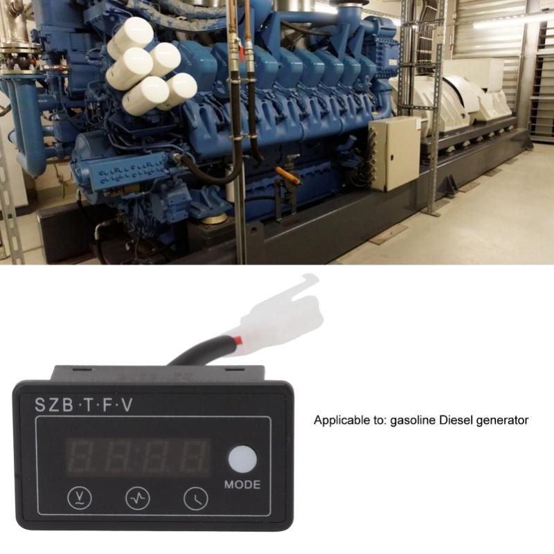 Цифровой дисплей генератора Точный Быстрый отклик Вольтметр двигателя 90-250В