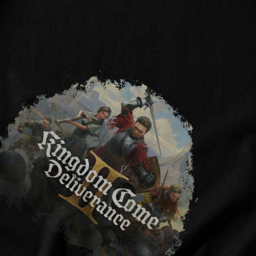 Мужская футболка Kingdom Come Deliverance Летние Графические футболки Y2K Унисекс Топы Футболки