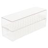 48 Holes Acrylic Nail Dill Bit Holder Organizer Drill Bits Display Storage Box Transparent Nail Bit
