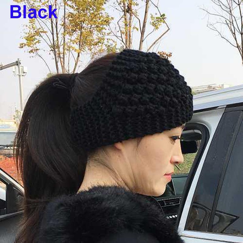 Winter Warmers Hat Headbands Women Warm Knitted Headband Pineapple Crochet Head Wraps Scarf