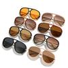 Women's Luxury Oversized Sunglasses Men Unisex Trendy Retro Large Frame Goggles Eyewear Vintage UV400 Outdoor Travel Sun Glasses