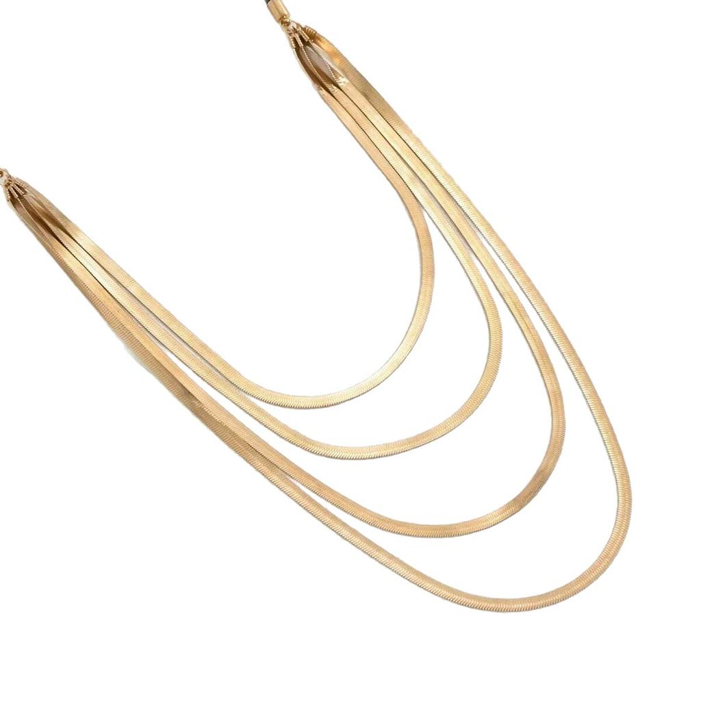 Fashion Multi-layer Snake Bone Necklace Fashion Creative High-end Texture Fashion Necklace Women's Necklace