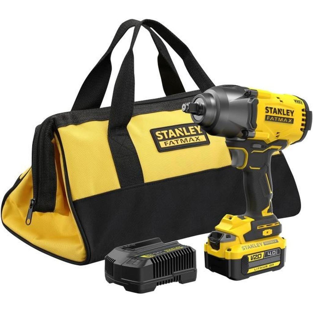 Boulonneuse a choc sans fil - 18V - STANLEY FATMAX V20 - SFMCF940M1-QW - Brushless - 950Nm - batterie 4 Ah + chargeur